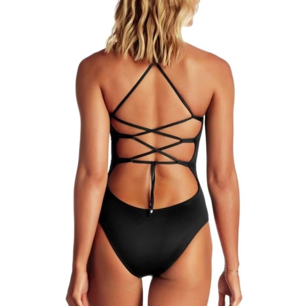 Vitamin A Black One Piece Swimwear